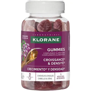 Klorane Gummies Groei & Dichtheid x 60