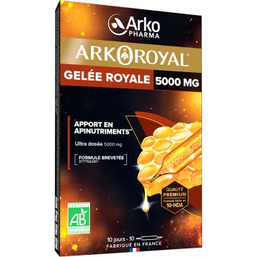 Arkoroyal Bijenkorf Schat Royal Jelly 1000 mg Bio 20 flesjes
