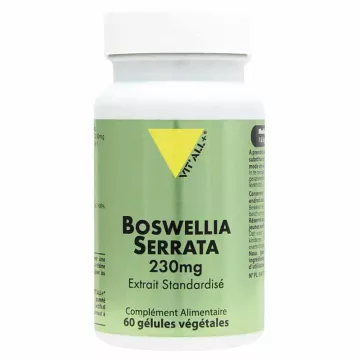 Vitall + Boswellia Serrata Bio 230mg Extracto estandarizado 60 cápsulas vegetales