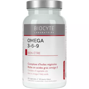 Omega 3-6-9 Biocyte longevidad 60 cápsulas