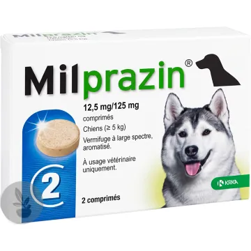 Milprazin Vermifuge à Large Spectre 2 comprimés