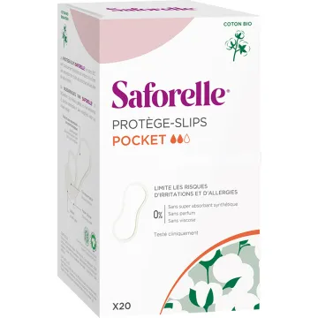 Saforelle Pocket Panty Liners x 20