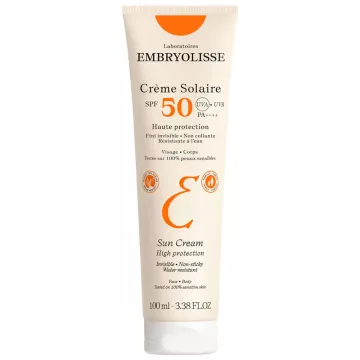 Embryolisse Crème Solaire SPF50+ Visage et Corps 100 ml