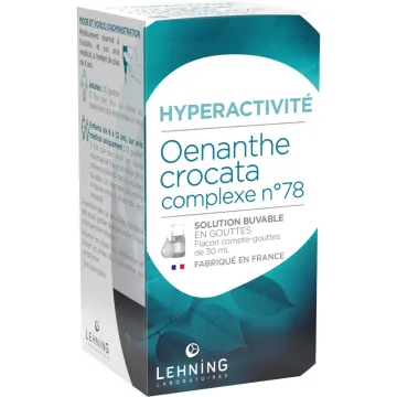 Lehning Complex 78 Hiperactividad Oenanthe Crocata 30 ml