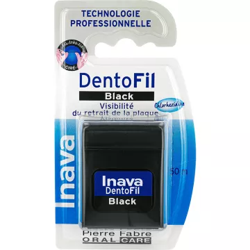 Inava Dentofil Black Fil Dentaire 50 m