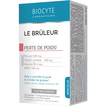 Biocyte, quemagrasas para adelgazar, 60 cápsulas