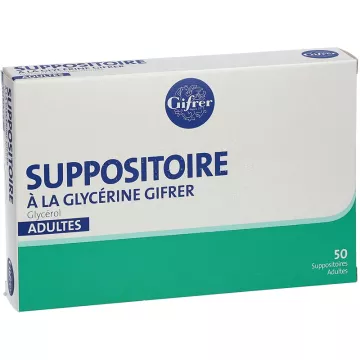 Глицерин SUPOSITOIRE ВЗРОСЛЫХ GIFRER BOX 50