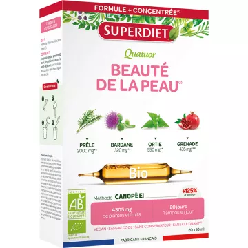 Superdiet Quatuor Bio Hautschönheit 20 Ampullen