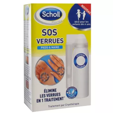 Scholl traitement verrues Pieds et mains