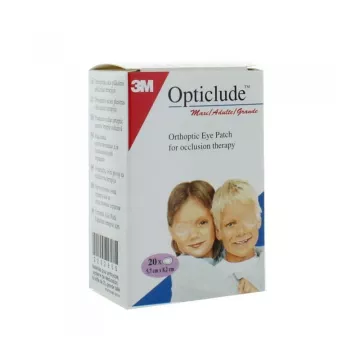 Pantalla Opticlude Orthoptique 20 Apósitos Adultos
