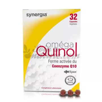 OMEGA QUINOL ubiquinol Omega3 SYNERGIA 32 cápsulas