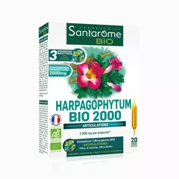 SANTAROME BIO Organic Harpagophytum 2000 20 Ampullen 10ml