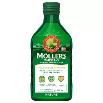 Möller's Natural Óleo de Fígado de Bacalhau 250ml