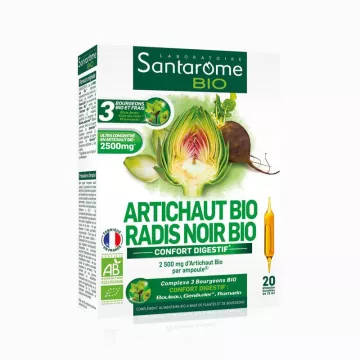 SANTAROME BIO Artichoke Schwarzer Rettich bio 20 Ampullen 10ml