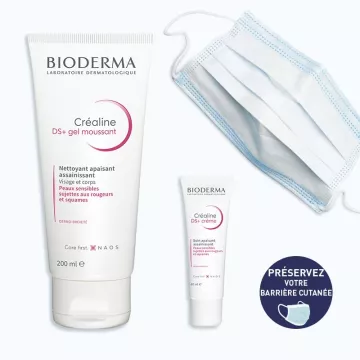 Bioderma Skincare anti-seborrheic dermatitis soothing face routine Créaline