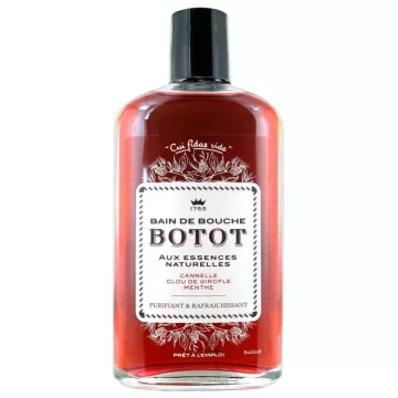 Botot bain de bouche quotidien cannelle, clou de girofle, menthe