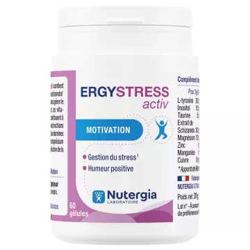 ERGYSTRESS Activ NUTERGIA Motivatie Angst 60 capsules