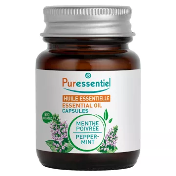 Puressentiel Huile Essentielle Bio Menthe Poivrée 60 Capsules