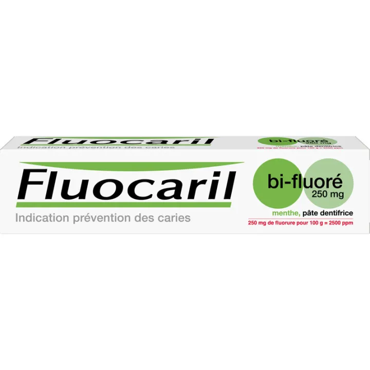 Fluocaril Bi-Fluoré 250 mg tandpasta met mintsmaak 75 ml