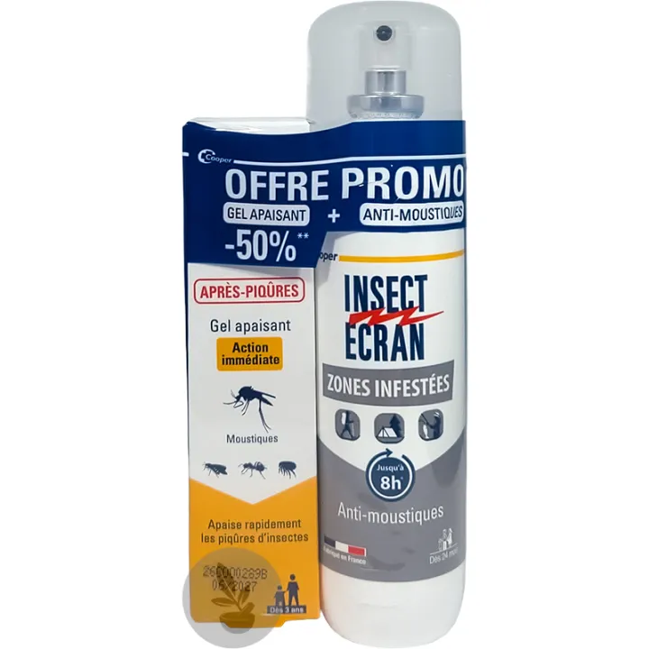 Insect Ecran Zones Infestées Anti-Moustiques Corporel
