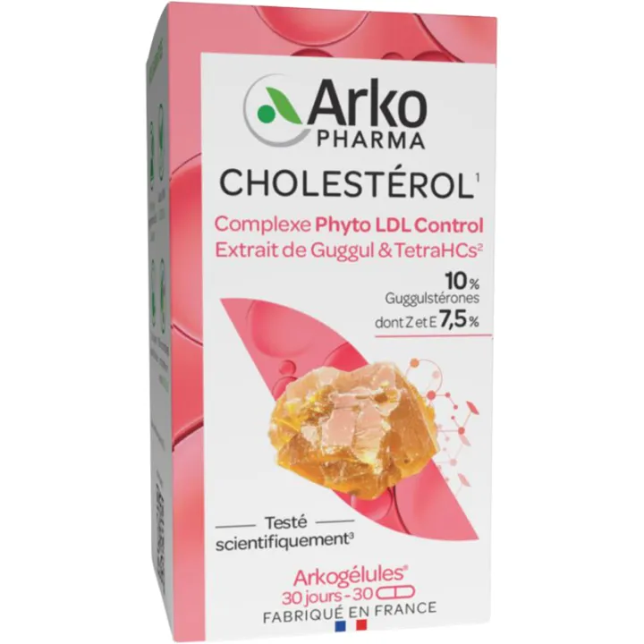 Arkogélules Cholestérol Complexe Phyto LDL Control 30 capsule