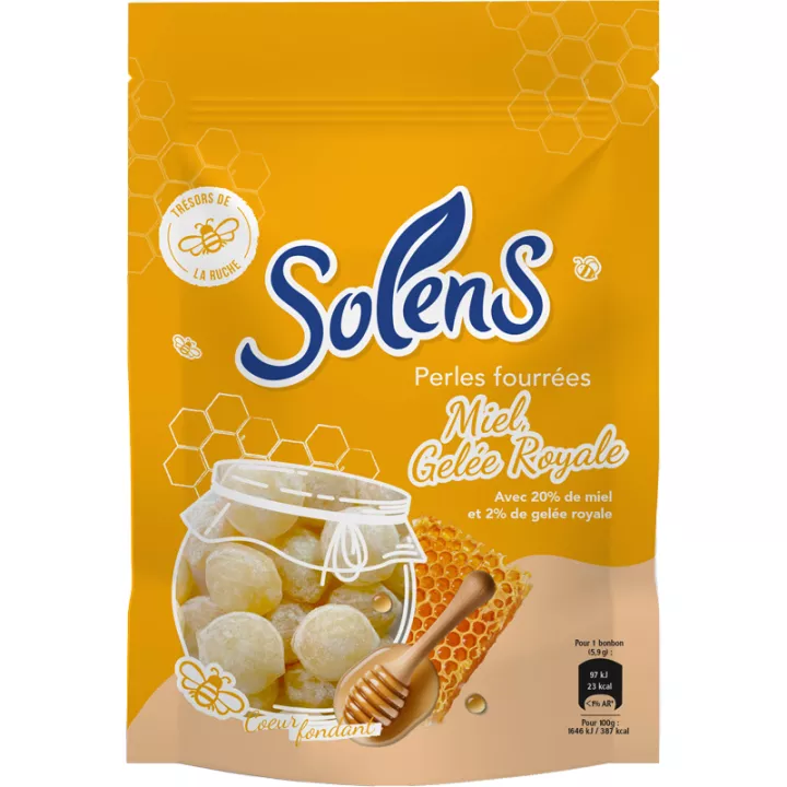 Solens Perles Fourrées au Miel & Gelée Royale 100 g