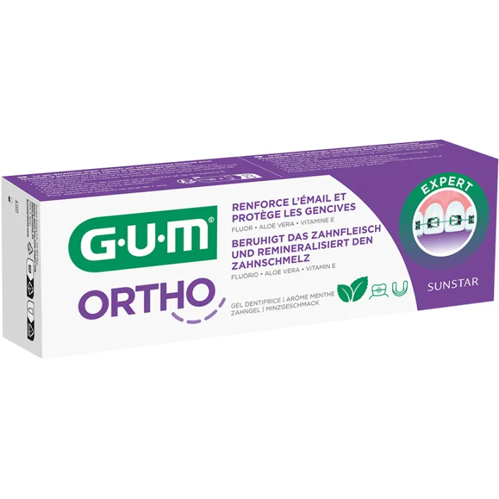 Sunstar Gum Dentifrice Gel Ortho 75 ml