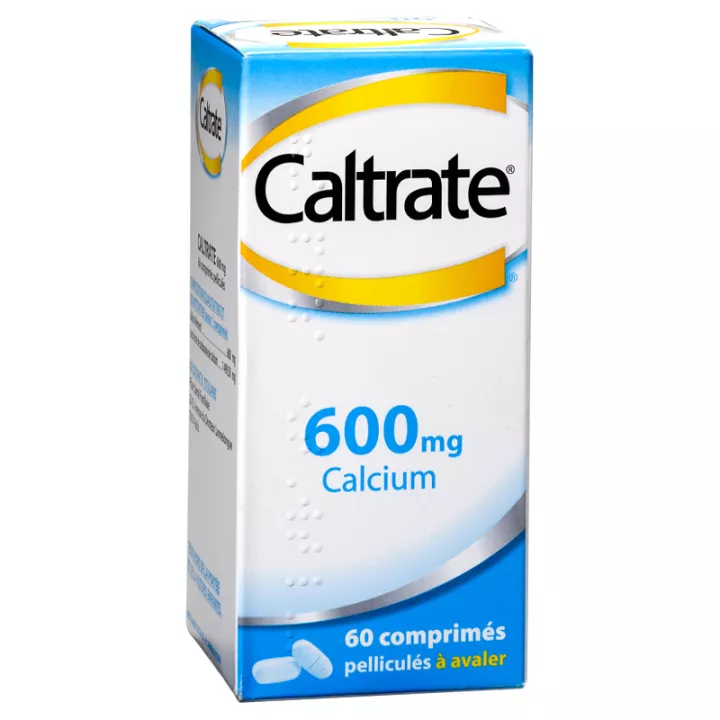 Caltrate 600 mg Calcium 60 comprimés