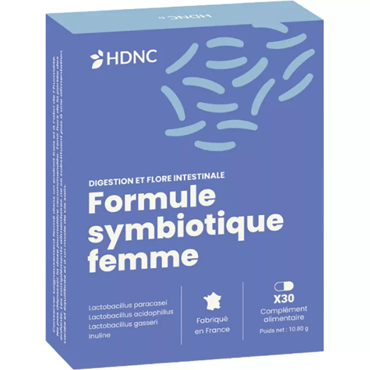 HDNC Symbiotique Femme 30 Vegetable Capsules