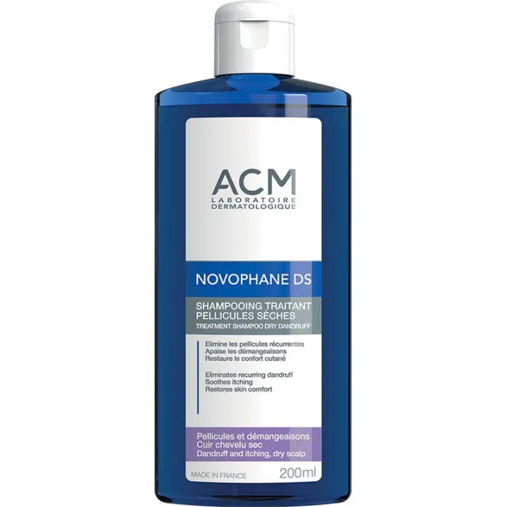 ACM Novophane DS Лечебный шампунь от сухой перхоти, 200 мл