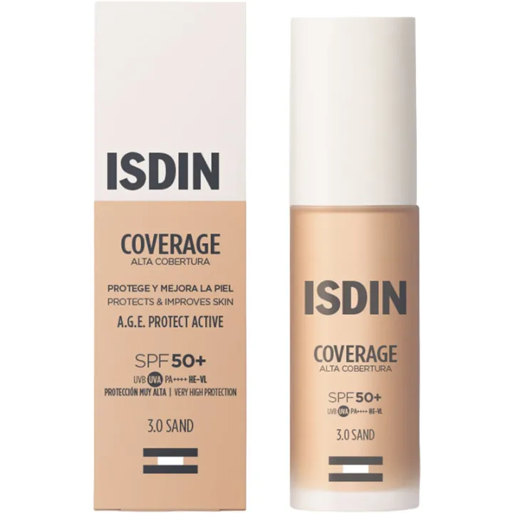 Base de maquillaje Isdin Cobertura SPF50+ 30 ml