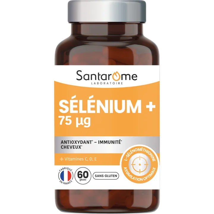 Santarome Micronutrition Sélénium 75µg 60 Gélules