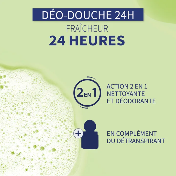 Etiaxil Gel Lavant Déo-Douche 24H Tous Types de Peaux 200 ml