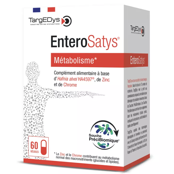 Enterosatys Targedys Hafnia Alvei Métabolisme 60 gélules