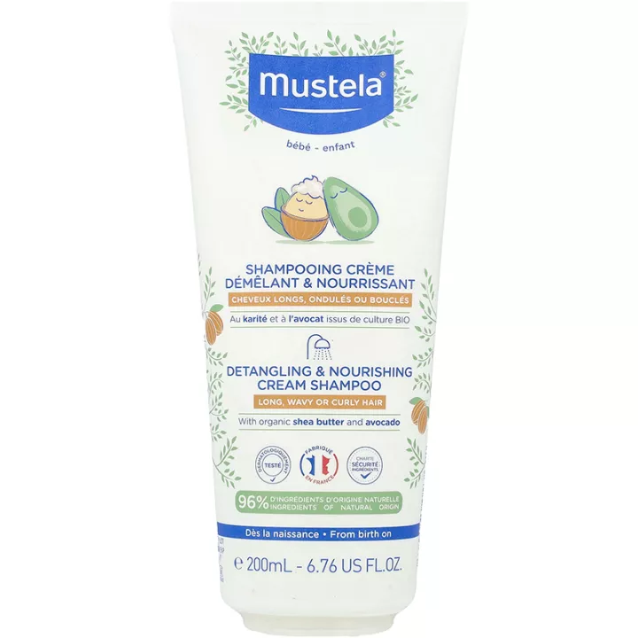 Mustela Detangling & Nourishing Cream Shampoo 200 мл