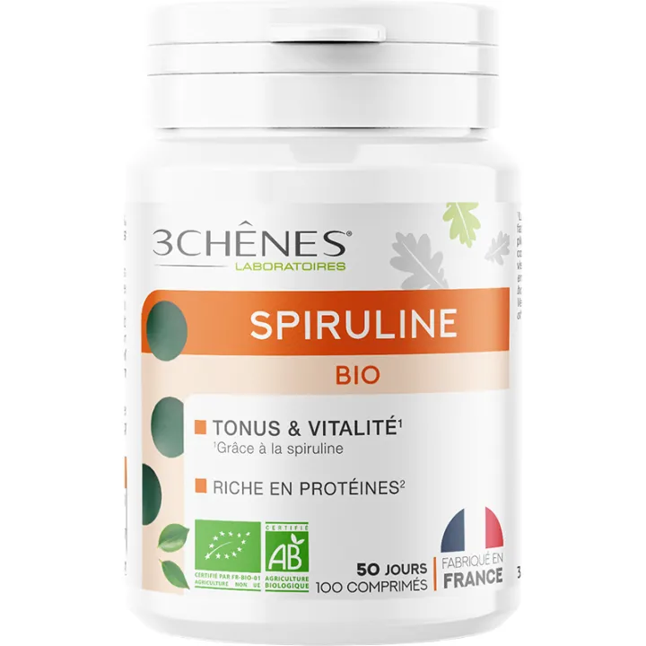 3Chênes Espirulina Biológica 100 comprimidos