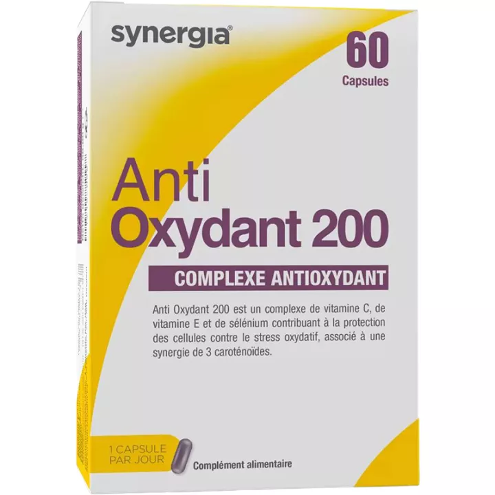 Synergia AntiOxidant 200 60 Capsules