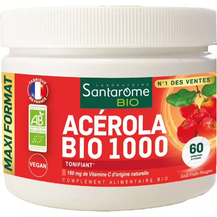Acerola Bio 1000 Santarome Kauwtabletten
