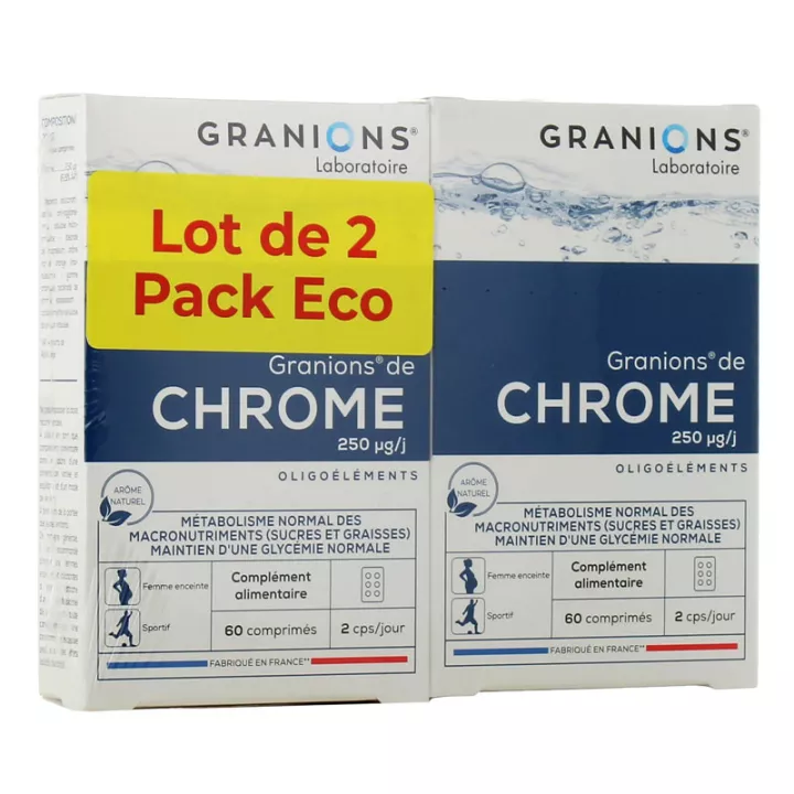 Granionen van chroom 250 µg 60 tabletten