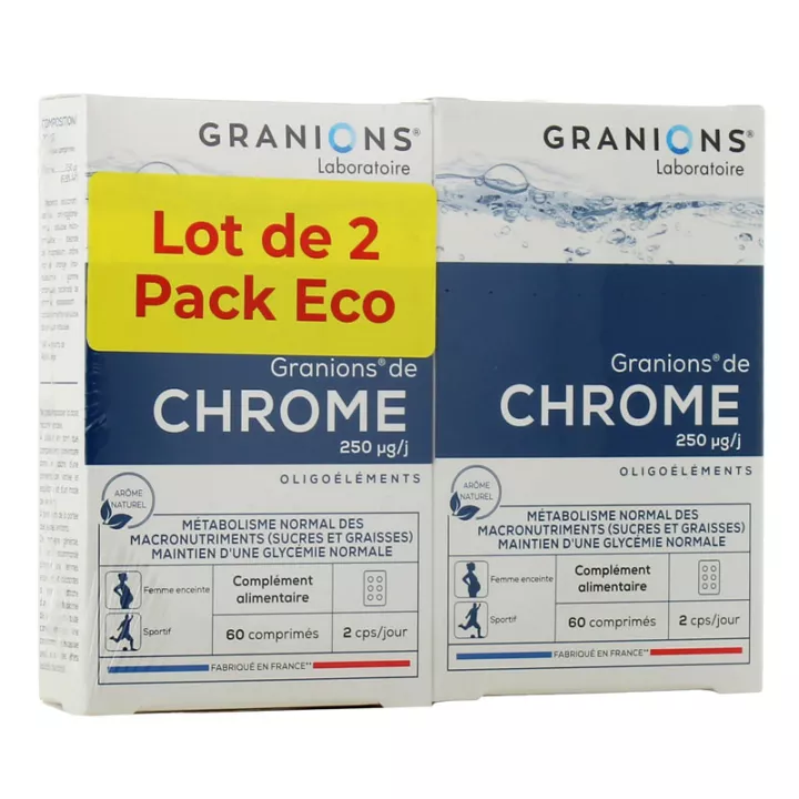 Granions of Chromium 250µg 60 Tablets