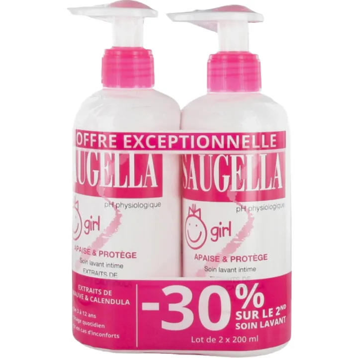 Saugella Girl Intim-Waschpflege Beruhigt und schützt 200 ml