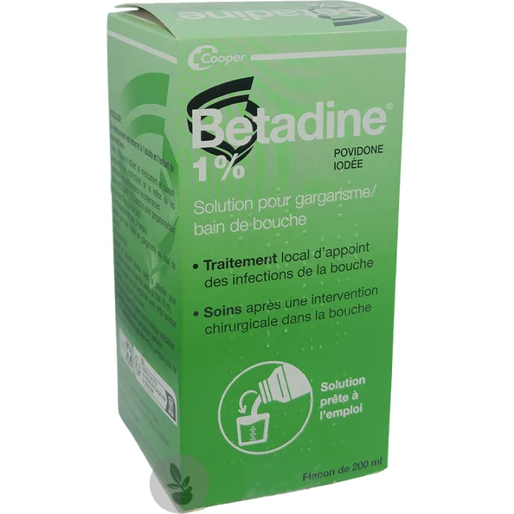 Betadine 1% Gargle and Mouthwash 200ml