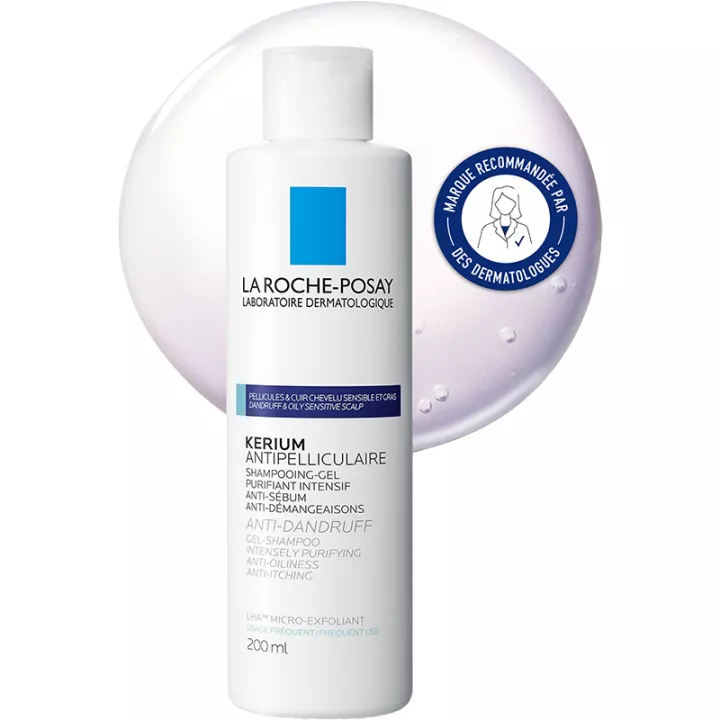 Kerium Champô-Gel Purificante Anti-Caspa La Roche-Posay