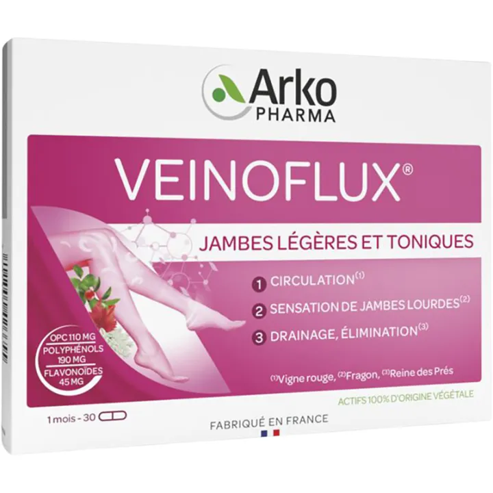 Veinoflux Lichte en Tonische Benen 30 capsules