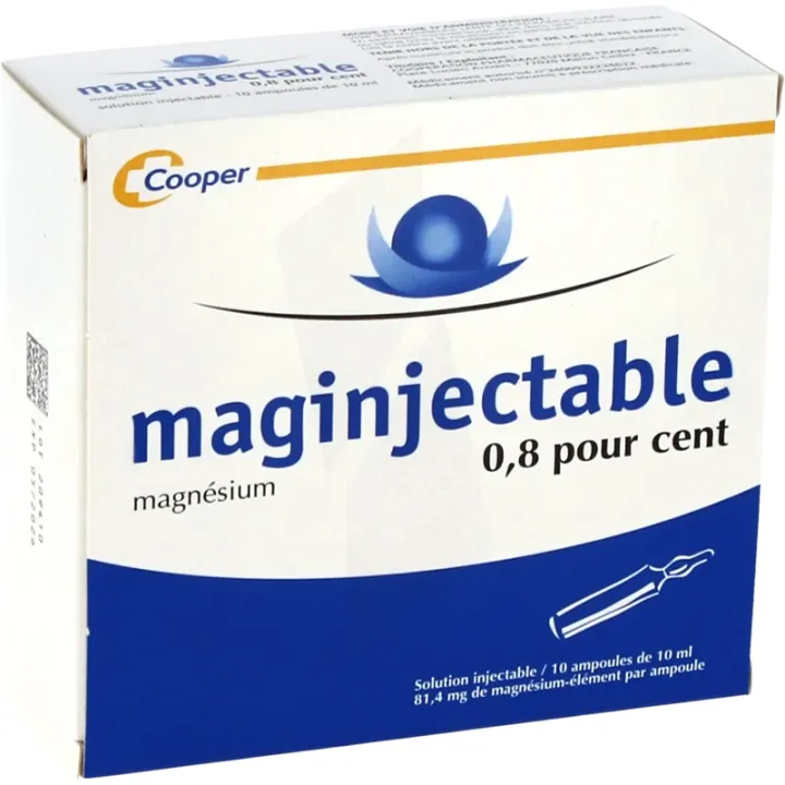 Maginjectable 0,8% Cooper 10x10ml Injektionslösung Magnesium