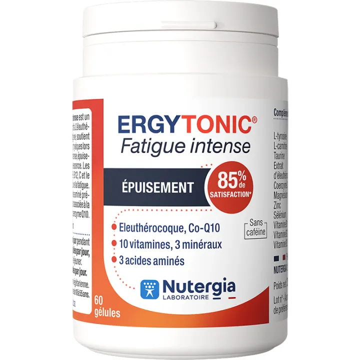 Ergytonic Fatiga Intensa Agotamiento Nutergia 60 cápsulas