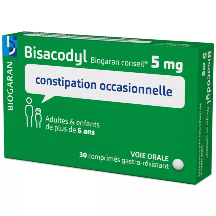 Bisacodyl 5 mg Biogaran Conseil 30 compresse