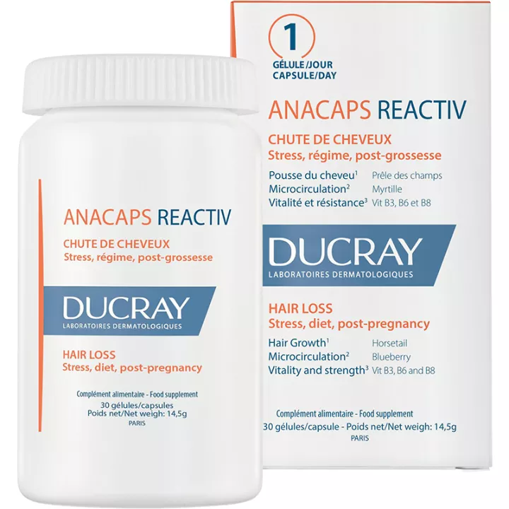 Ducray Anacaps Reactiv Chute de Cheveux Réactionnelle