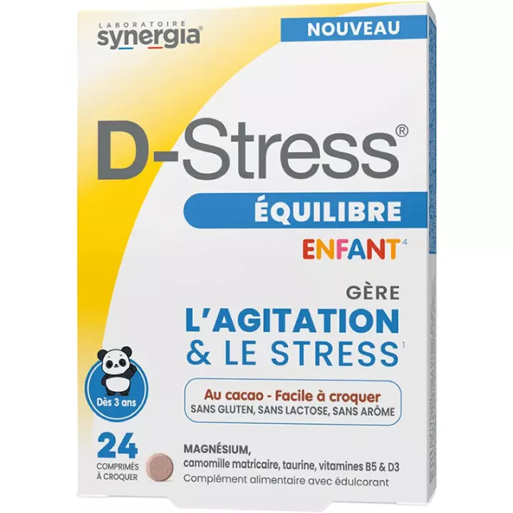 D-Stress Équilibre Enfant 24 comprimés à croquer