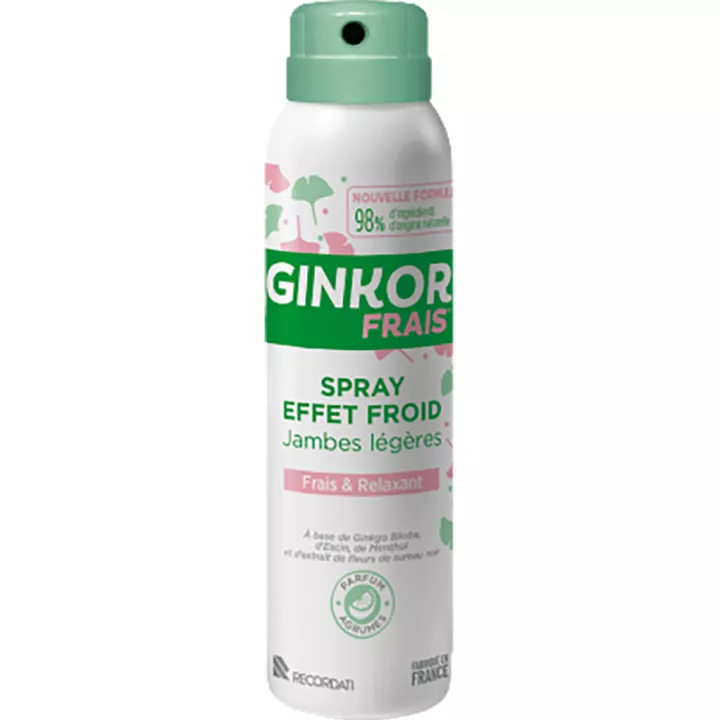 Ginkor Frais Spray Fraîcheur Intense Jambes Légères 125 ml